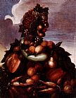 Giuseppe Magni Paintings - The Seasons Pic 3 by Giuseppe Arcimboldo